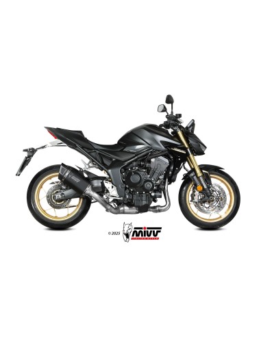 silencioso mivv sr 1 black titanio honda cb 1000 hornet 2025 h 095 lr1tb