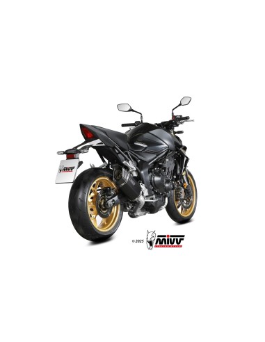 silencioso mivv sr 1 black titanio honda cb 1000 hornet 2025 h 095 lr1tb