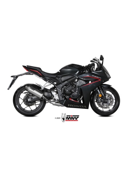 escape completo mivv 4x2x1 ak 1 titanium con tapa carbono honda cbr 650 r 2024 26