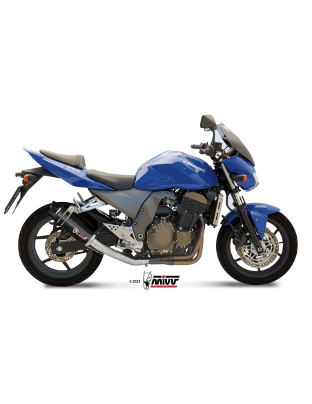silencioso mivv gp carbon c tapa carbono kawasaki z750 2004 06 k 011 l2sc