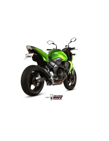 silencioso mivv gp acero negro carbon kawasaki z750 2007 14 k 018 lxbc