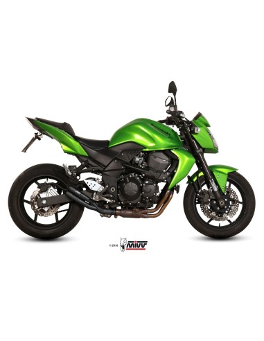 silencioso mivv double gun black kawasaki z750 2007 14 k 018 sdgb
