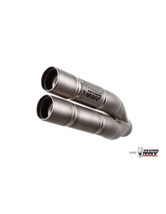 silencioso mivv double gun full titanium kawasaki z750 2007 14 k 018 sdg 2
