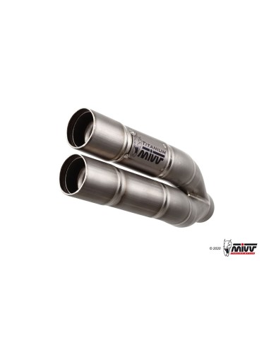silencioso mivv double gun full titanium kawasaki z750 2007 14 k 018 sdg