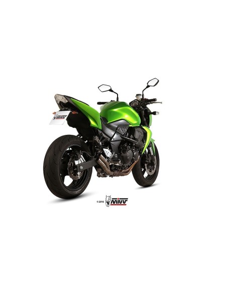 silencioso mivv double gun full titanium kawasaki z750 2007 14 k 018 sdg