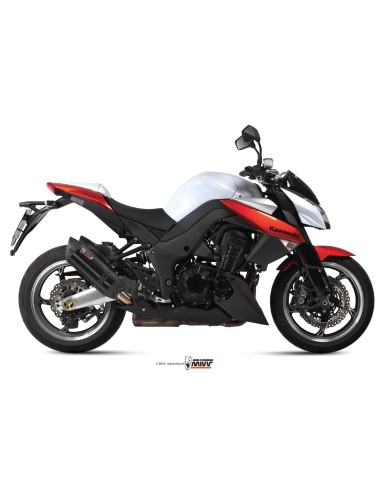 silenciosos mivvsuono acero negro carbon kawasaki z1000 2010 13 k 025 l9