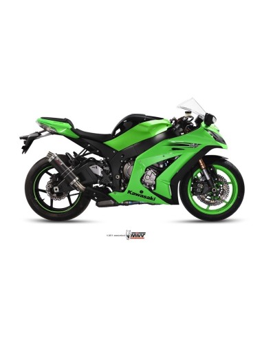 silencioso mivv gp carbon kawasaki zx 10 r 2011 15 k 026 l2s