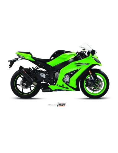 silencioso mivv suono acero negro carbon kawasaki zx 10 r 2011 15 k 026 l9
