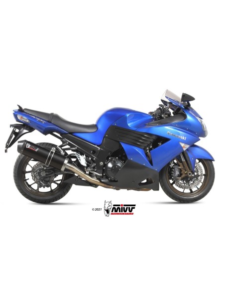 silenciosos mivvoval acero negro carbon kawasaki zzr 1400 2008 11 k 027 lvc