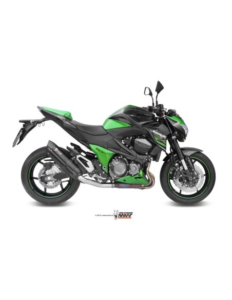 silencioso mivv suono acero negro carbon kawasaki z800 2013 16 k 032 l9