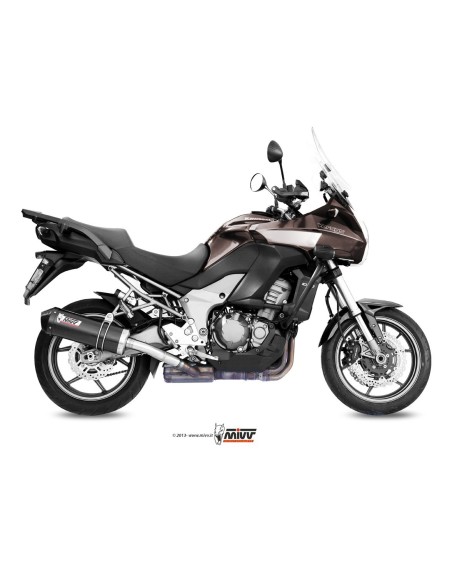 silencioso mivv oval carbono c tapa carbono kawasaki versys 1000 2012 14 k 034 lec