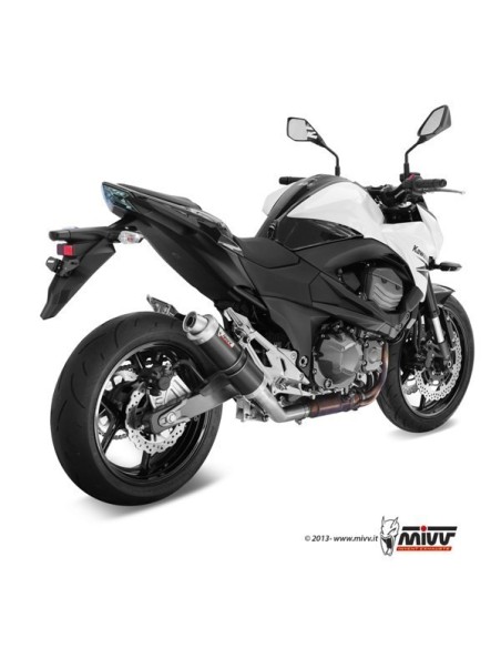 silencioso mivv gp black kawasaki z800 e 2013 16 k 035 lxb
