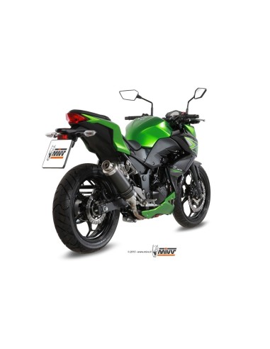 silencioso mivv gp carbon kawasaki ninja 300 2013 16 z300 2015 16 k 038 l2s