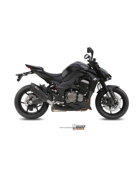 silenciosos mivv suono acero negro carbon kawasaki z1000 z1000 r edition 2014 20