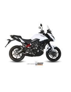 escape completo mivv 2x1 suono black con tapa carbono kawasaki versys 650 2015 20 k 041 l9