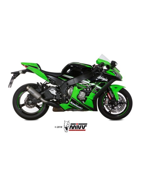 silencioso mivv gp pro titan kawasaki zx 10 r rr se 2016 25 k 042 l6p