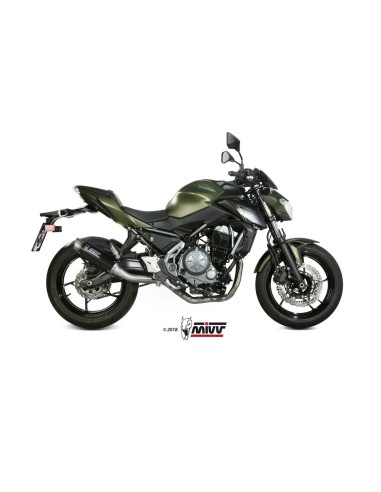 escape completo mivv 2x1 gp pro carbono kawasaki ninja 650 2017 23 z650 2017 23