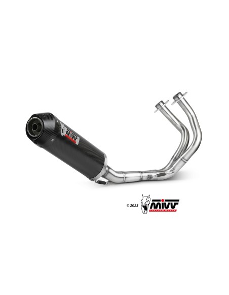 escape completo mivv 2x1 oval carbono con tapa carbono kawasaki ninja 650 z650 2017 23