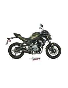 escape completo mivv 2x1 oval carbono con tapa carbono kawasaki ninja 650 z650 2017 23 2