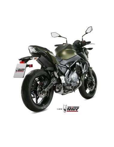 escape completo mivv 2x1 delta race st steel kawasaki ninja 650 z650 2017 23 k 044 ldrx