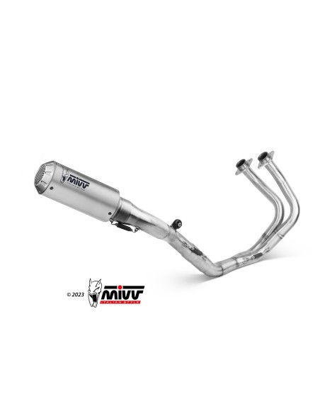 escape completo mivv 2x1 mk3 st steel kawasaki ninja 650 z650 2017 23 k 044 sm3x