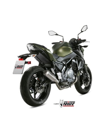 escape completo mivv 2x1 mk3 st steel kawasaki ninja 650 z650 2017 23 k 044 sm3x