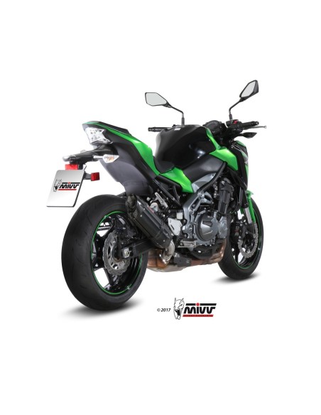 silencioso mivv suono acero negro carbon kawasaki z900 2017 19 z900 a2 2017 26 k 045 l9