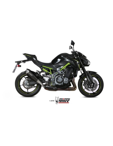 silencioso mivv delta race black kawasaki z900 2017 19 z900 a2 2017 26 k 045 ldrb