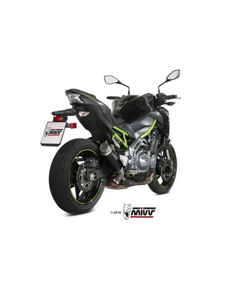silencioso mivv gp pro black kawasaki z900 2017 19 z900 a2 2017 26 k 045 lxbp
