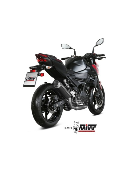 silencioso mivv gp pro black kawasaki ninja 400 2018 23 z400 2019 23 k 047 lxbp