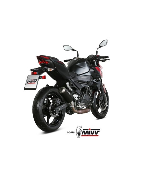 silencioso mivv mk3 black kawasaki ninja 400 2018 23 z400 2019 23 k 047 sm3b