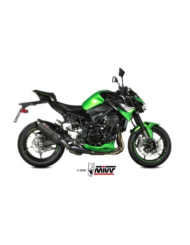 silencioso mivv suono acero negro carbon kawasaki z900 2020 24 k 052 l9