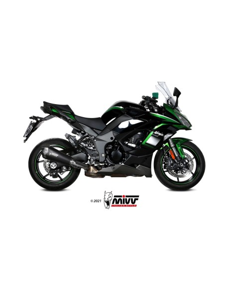 silencioso mivv delta race black kawasaki ninja 1000 sx tourer 2020 25 k 054 ldrb