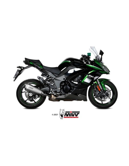 silencioso mivv delta race st acero kawasaki ninja 1000 sx tourer 2020 25 k 054 ldrx