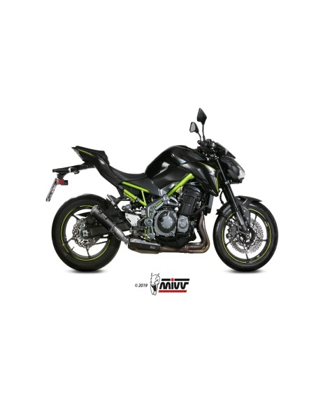 silencioso mivv mk3 carbono kawasaki z900 a2 2017 26 k 056 lm3c