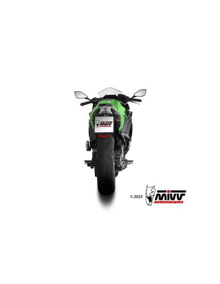escape completo mivv 2x1 delta race st steel kawasaki ninja 650 z650 2024 26 k 057 kdrx