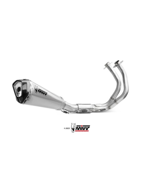 escape completo mivv 2x1 delta race st steel kawasaki ninja 650 z650 2024 26 k 057 ldrx
