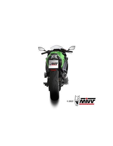 escape completo mivv 2x1 gp pro carbono kawasaki ninja 650 z650 2024 26 k 058 l2p