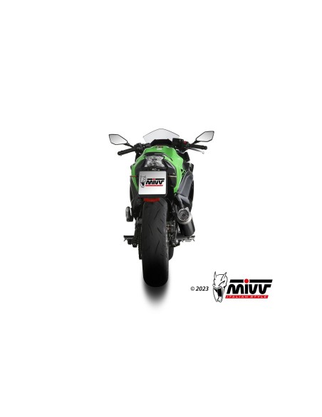 escape completo mivv 2x1 gp pro black kawasaki ninja 650 z650 2024 26 k 058 lxbp