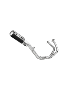 escape completo mivv 2x1 mk3 carbono kawasaki ninja 650 z650 2024 26 k 058 sm3c