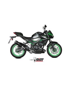silencioso mivv ak 1 black con tapa de carbono kawasaki z500 se 2024 26 k 061 lzk 2