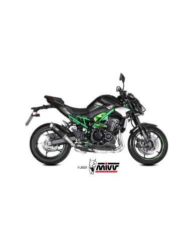 silencioso mivv gppro carbono kawasaki z900 2025 k 062 l2p