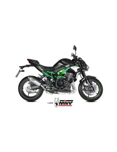 silencioso mivv ak 1 titanio con tapa de carbono kawasaki z900 2025 26 k 062 l4k 2