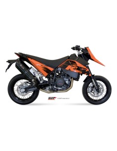 silenciosos mivv 2 bolt on suono black con tapa carbono ktm 690 sm 2007 12 kt 003 l9 2