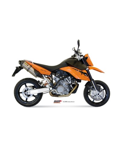 mivv 2 bolt on suono steel tapa carbono ktm 950 supermoto r 05 06 990 supermoto r 07 13