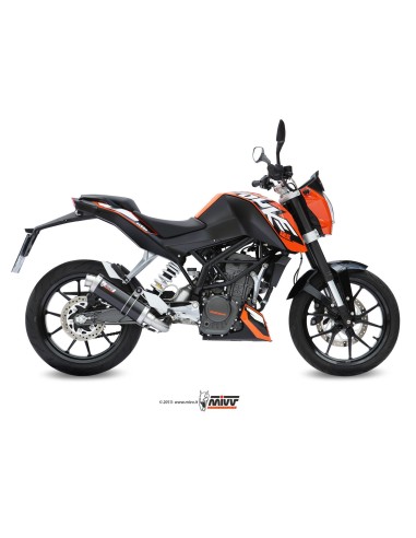 escape completo mivv 1x1 gp black ktm 125 duke 2011 16 200 duke 2012 14 kt 009 lxb