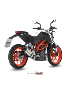escape completo mivv 1x1 suono st steel con tapa carbono ktm 390 duke 2013 16 kt 012 l7 2