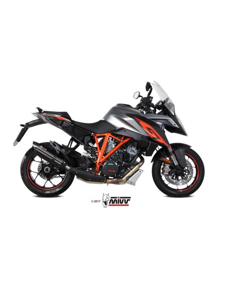 silencioso mivv suono acero negro carbon ktm 1290 superduke gt 2016 24 kt 018 l9