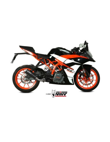 silencioso mivv x m1 inox negro ktm 125 390 duke rc 125 390 2017 20 kt 019 lc4b