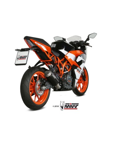silencioso mivv mk3 black ktm 125 390 duke rc 125 390 2017 20 kt 019 sm3b